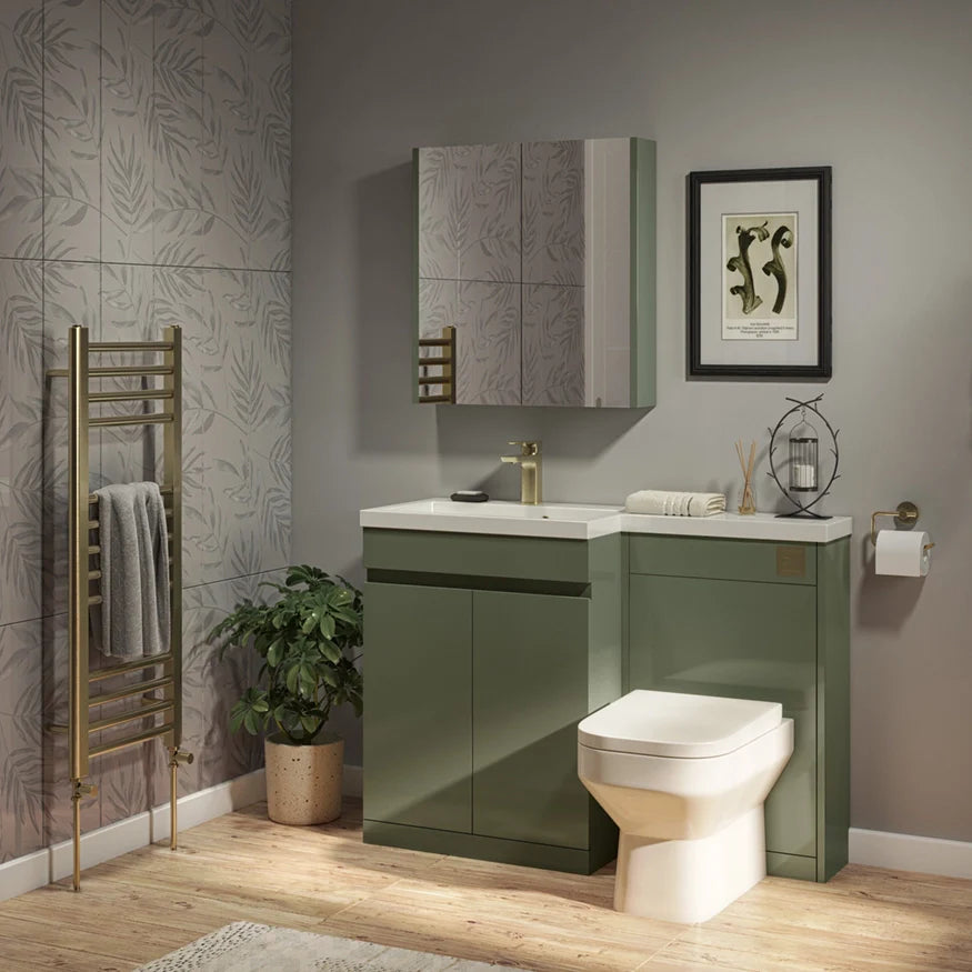 Slateford 500mm x 830mm x 220mm WC Unit Only - Savannah Green