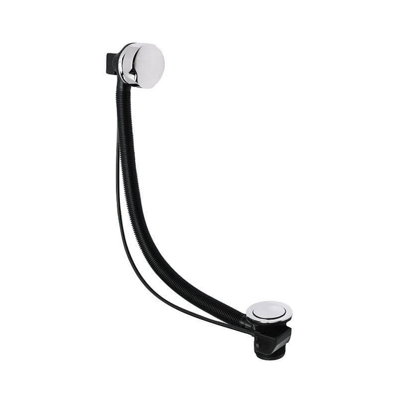 Combi Bath Waste w/ Overflow & Parking Plug - Chrome