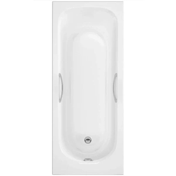Carrara Toughened 1700mm x 700mm Gripped Bath