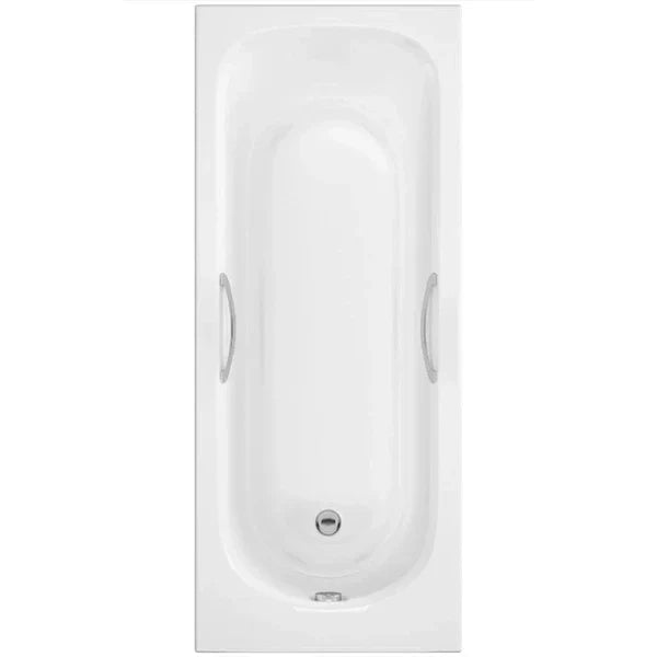 Carrara Toughened 1700mm x 700mm Gripped Bath