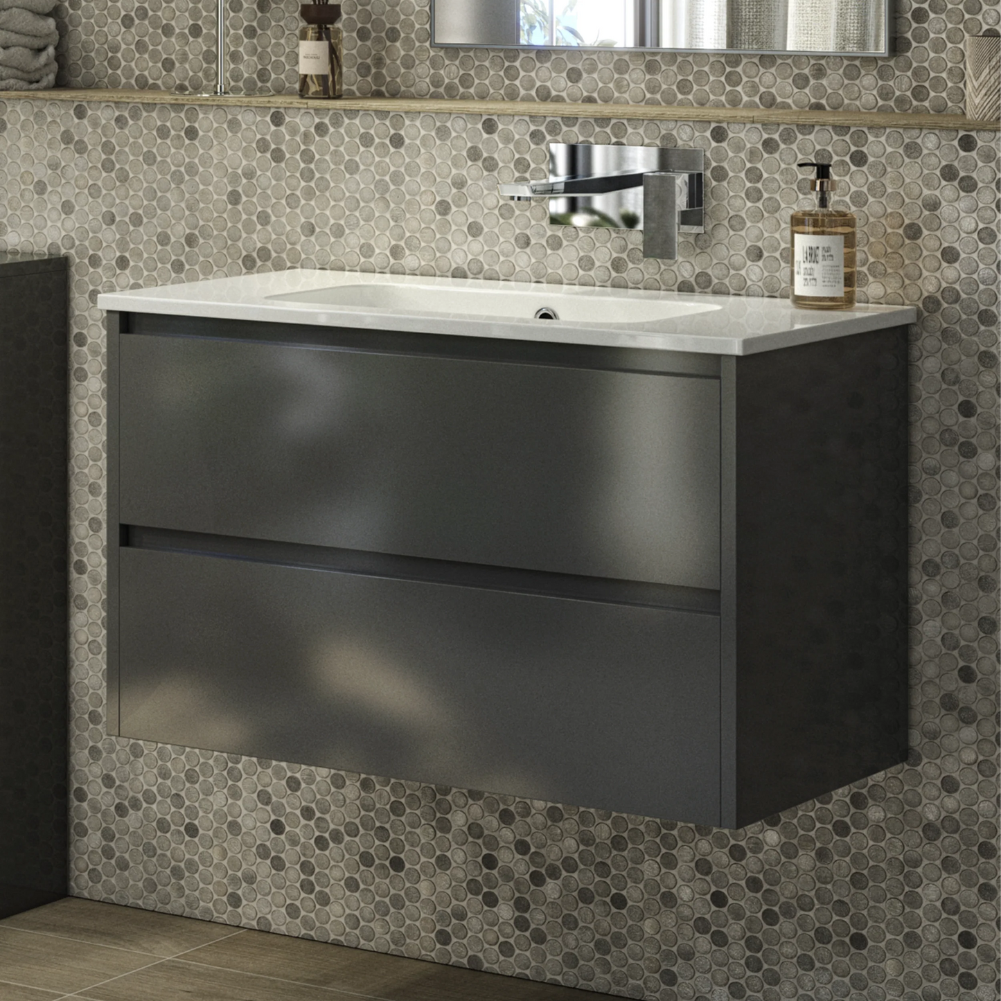 Morley Wall Mounted Basin Filler - Chrome