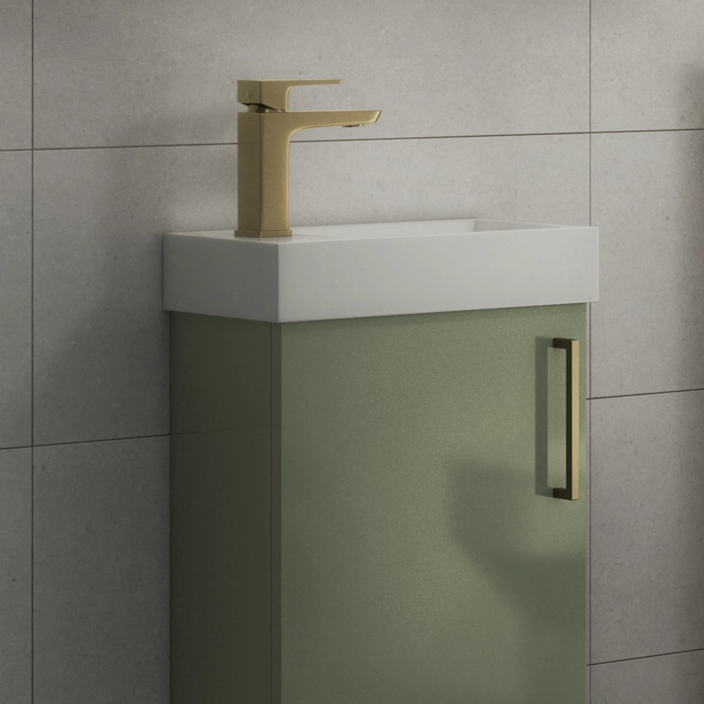 Morley PVD Coated Mini Mono Basin Mixer w/ Pop Up Waste - Brushed Brass