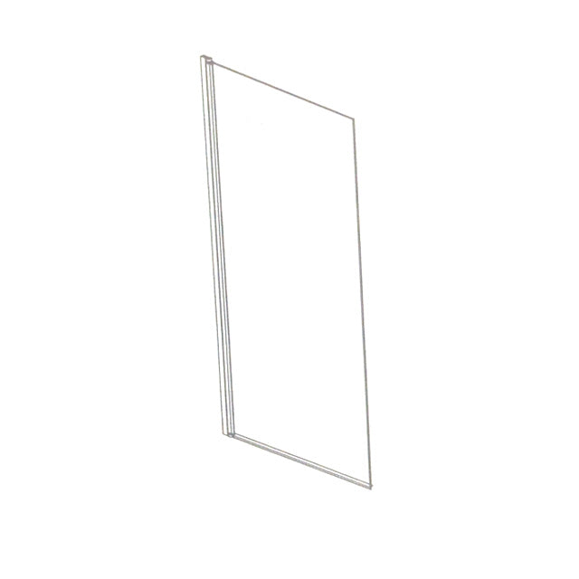 Claymore 6mm x 800mm x 1400mm Square Bath Screen