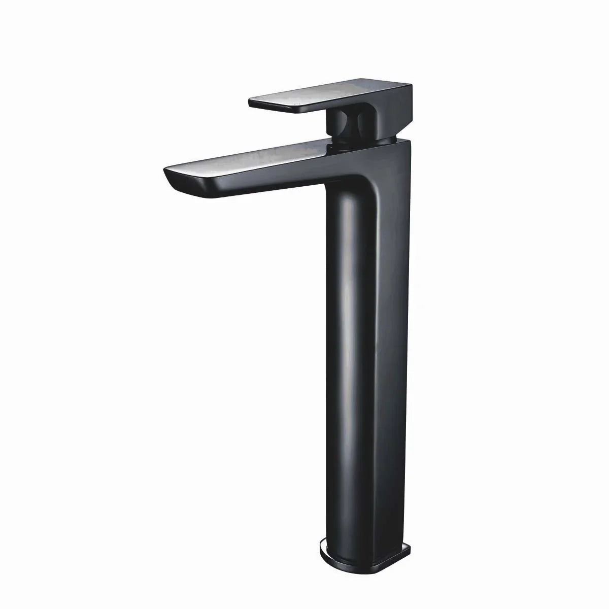 Harper & Brooke Morley Electroplated Tall Mono Basin Mixer w/ Pop Up Waste - Black