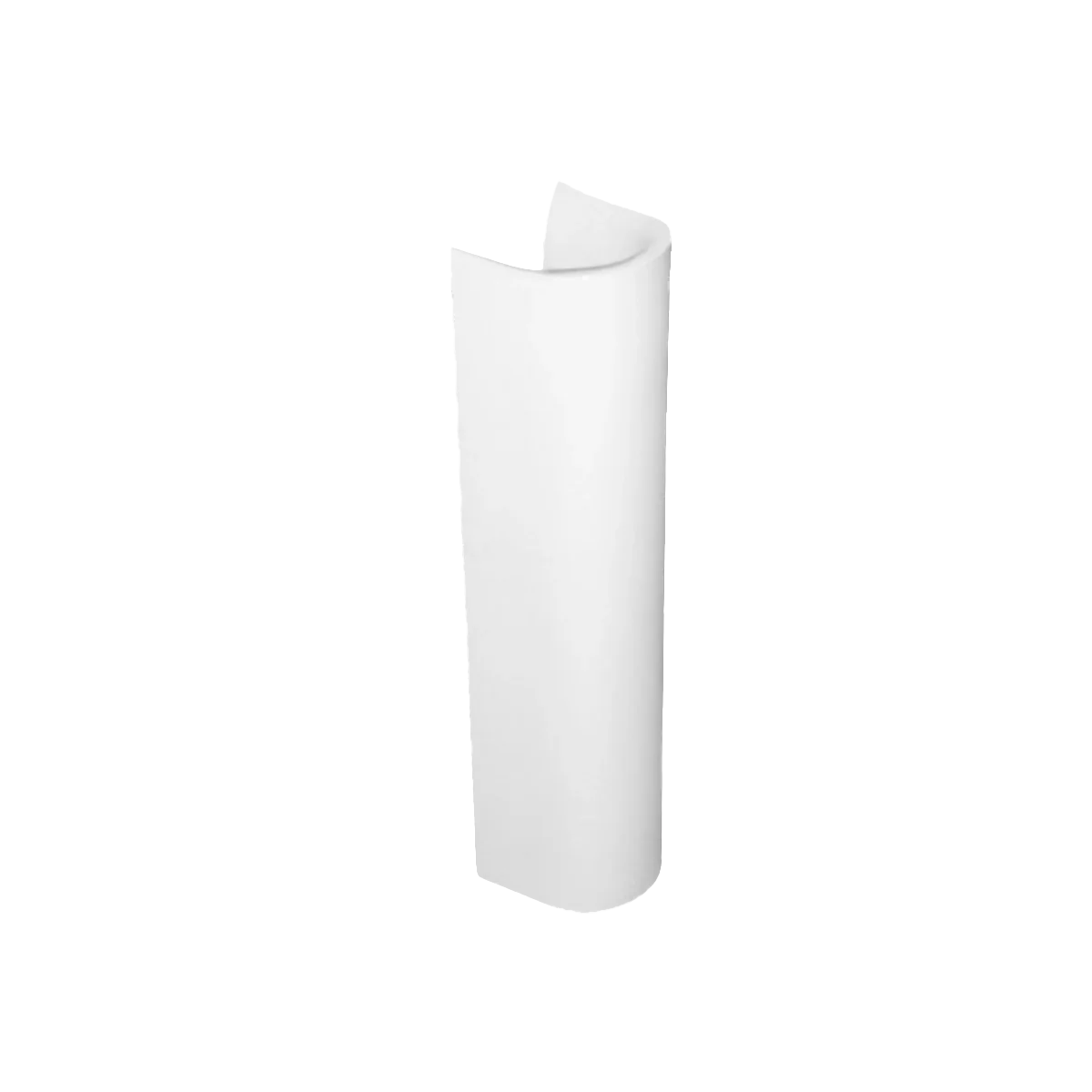 Harper & Brooke Chiltern 660mm x 165mm Full Pedestal - White
