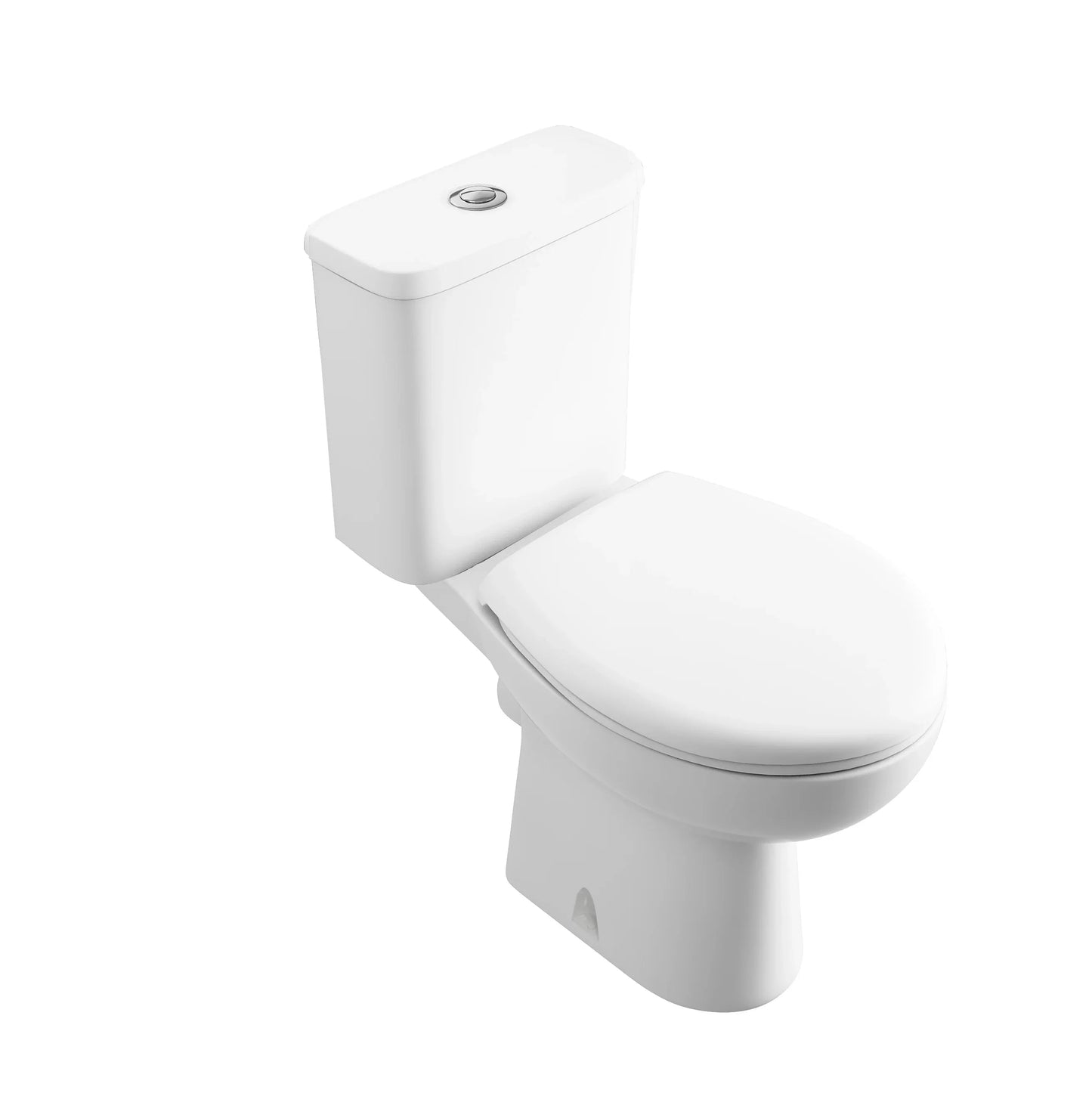 Harper & Brooke Chiltern Smooth 390mm x 650mm x 365mm Close Coupled WC Pan - White