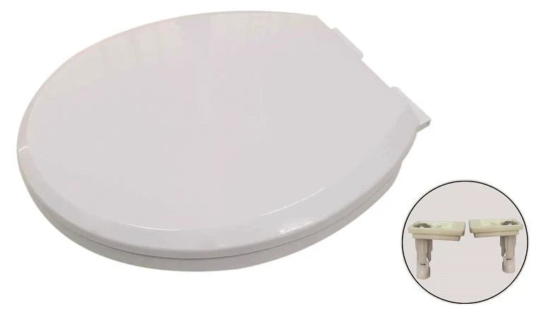 Harper & Brooke Chiltern Oval Smooth Soft Close Seat - White