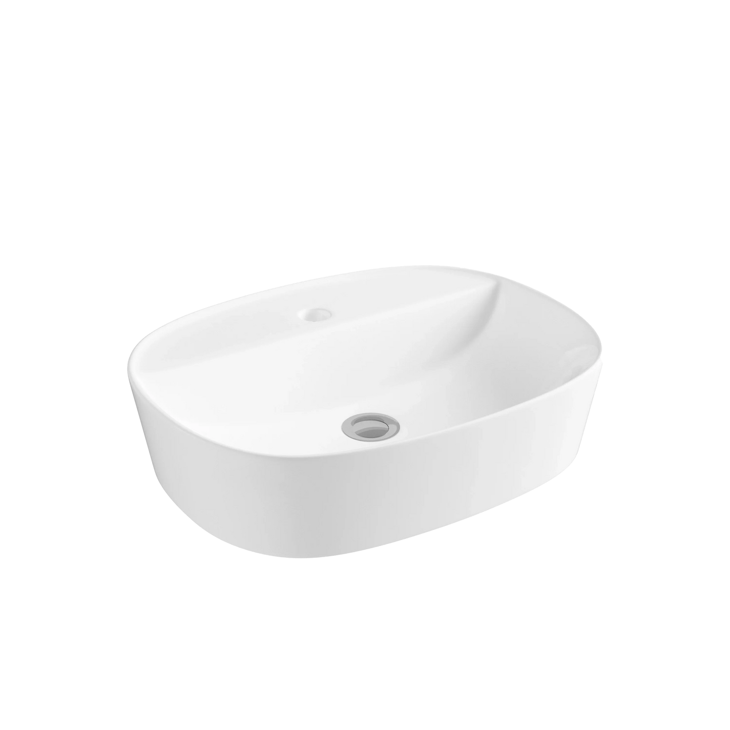 Harper & Brooke Hampton 500mm Round Freestanding Bowl Basin - White