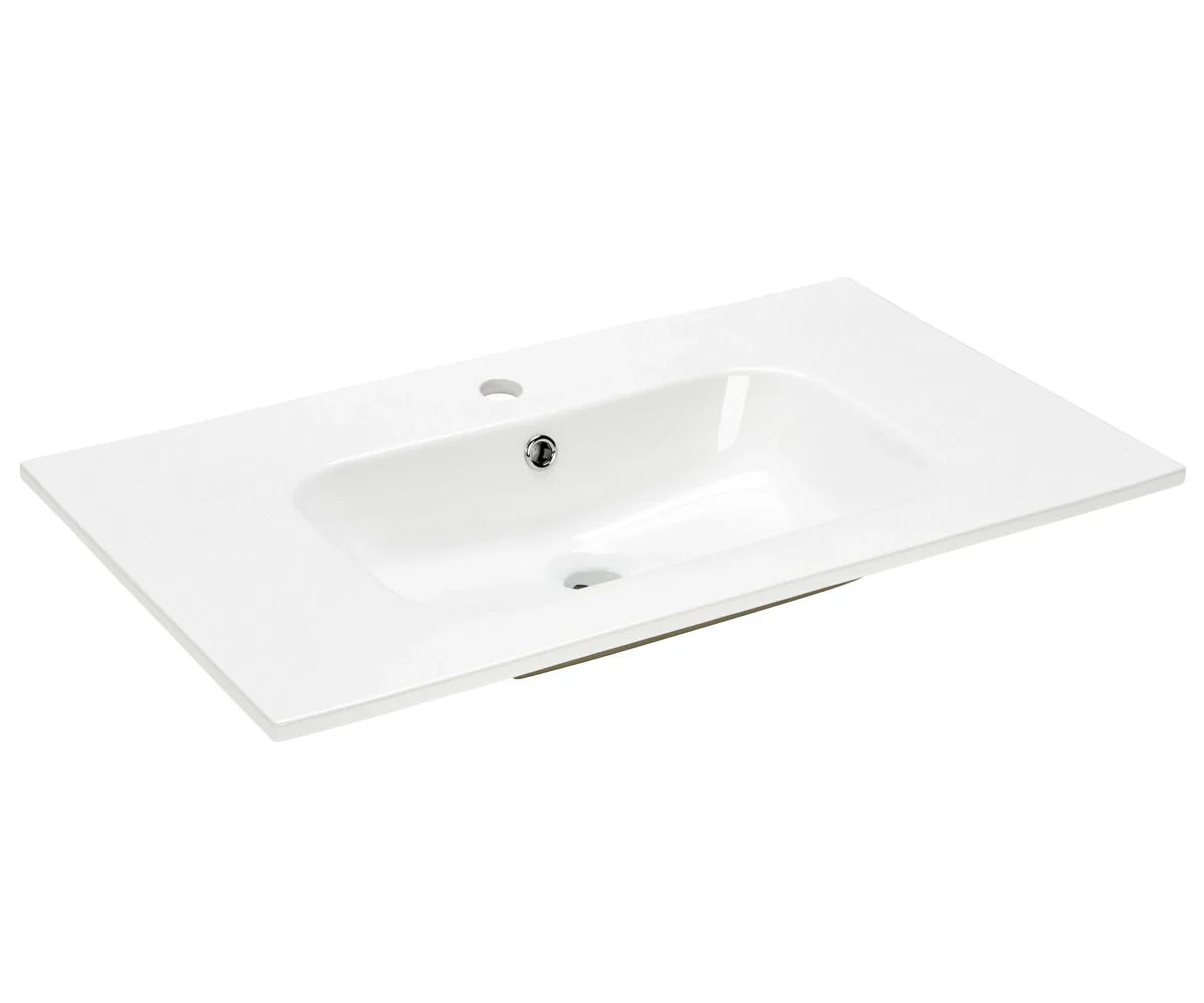 Harper & Brooke Granby 810mm x 480mm 1 Tap Hole Ceramic Washbasin