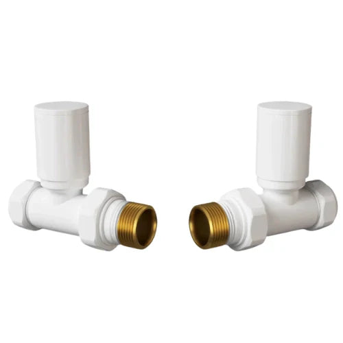 Harper & Brooke TMV Non-Thermostatic Straight Valve - White