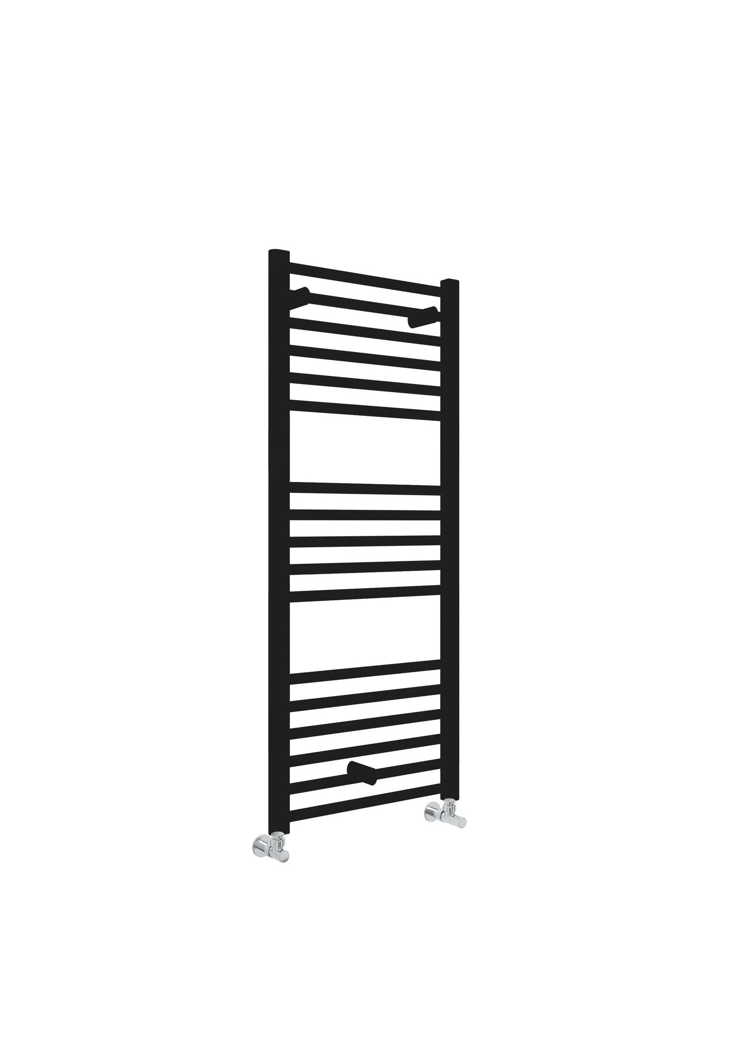 Harper & Brooke Terrano Straight 1200 x 500mm Towel Warmer - Matt Black
