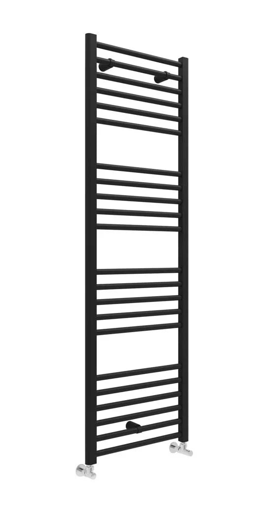Harper & Brooke Terrano Straight 1600 x 600mm Towel Warmer - Matt Black