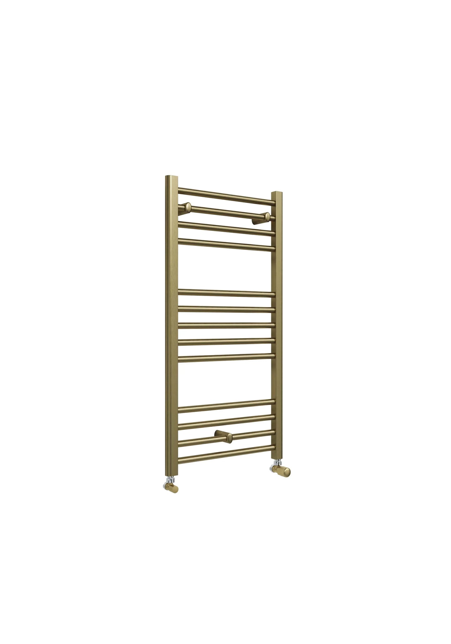 Harper & Brooke Terrano Straight 1000 x 500mm Towel Warmer - Brass