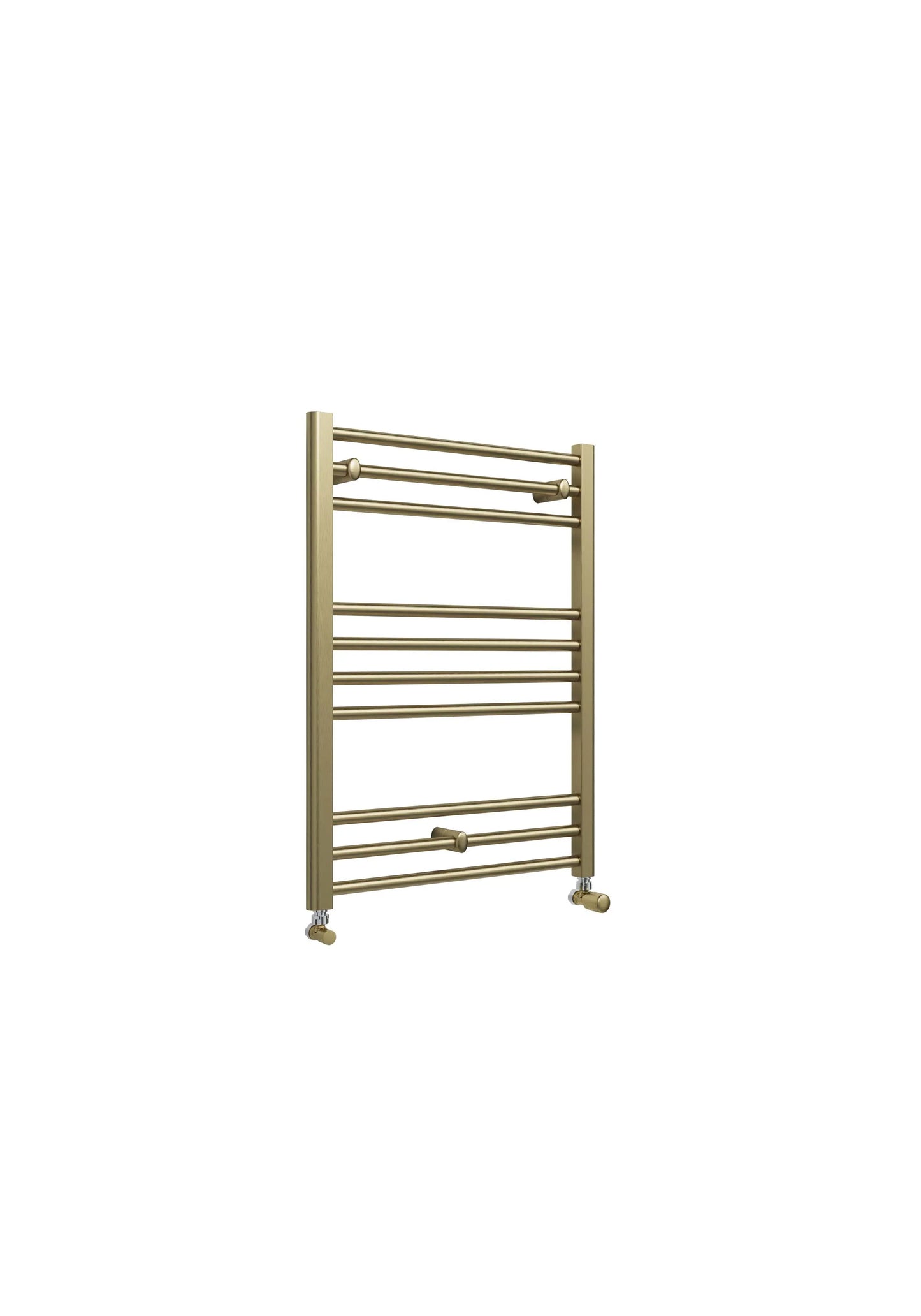 Harper & Brooke Terrano Straight 800 x 600mm Towel Warmer - Brass