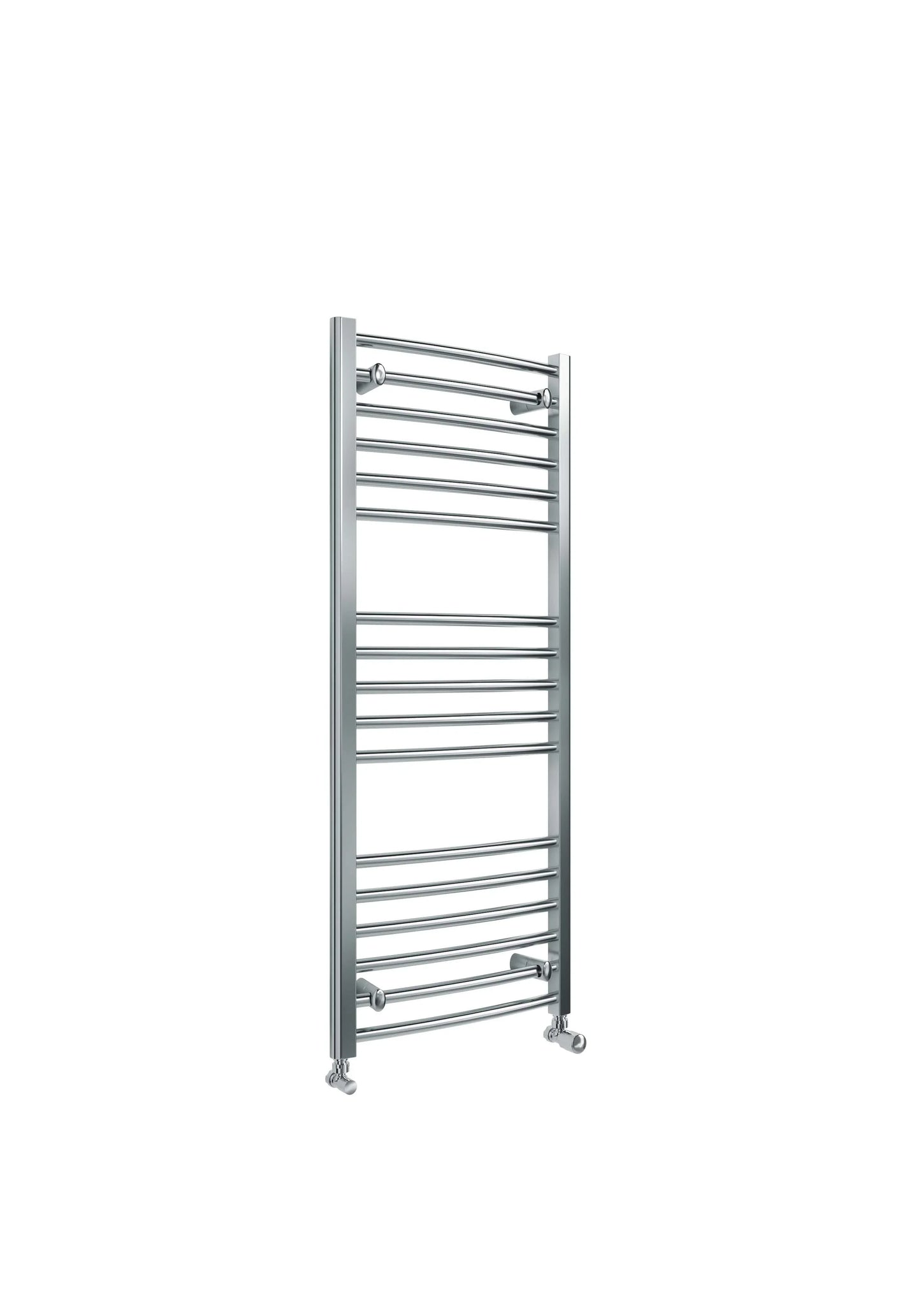 Harper & Brooke Terrano Curved 1200 x 500mm Towel Warmer - Chrome