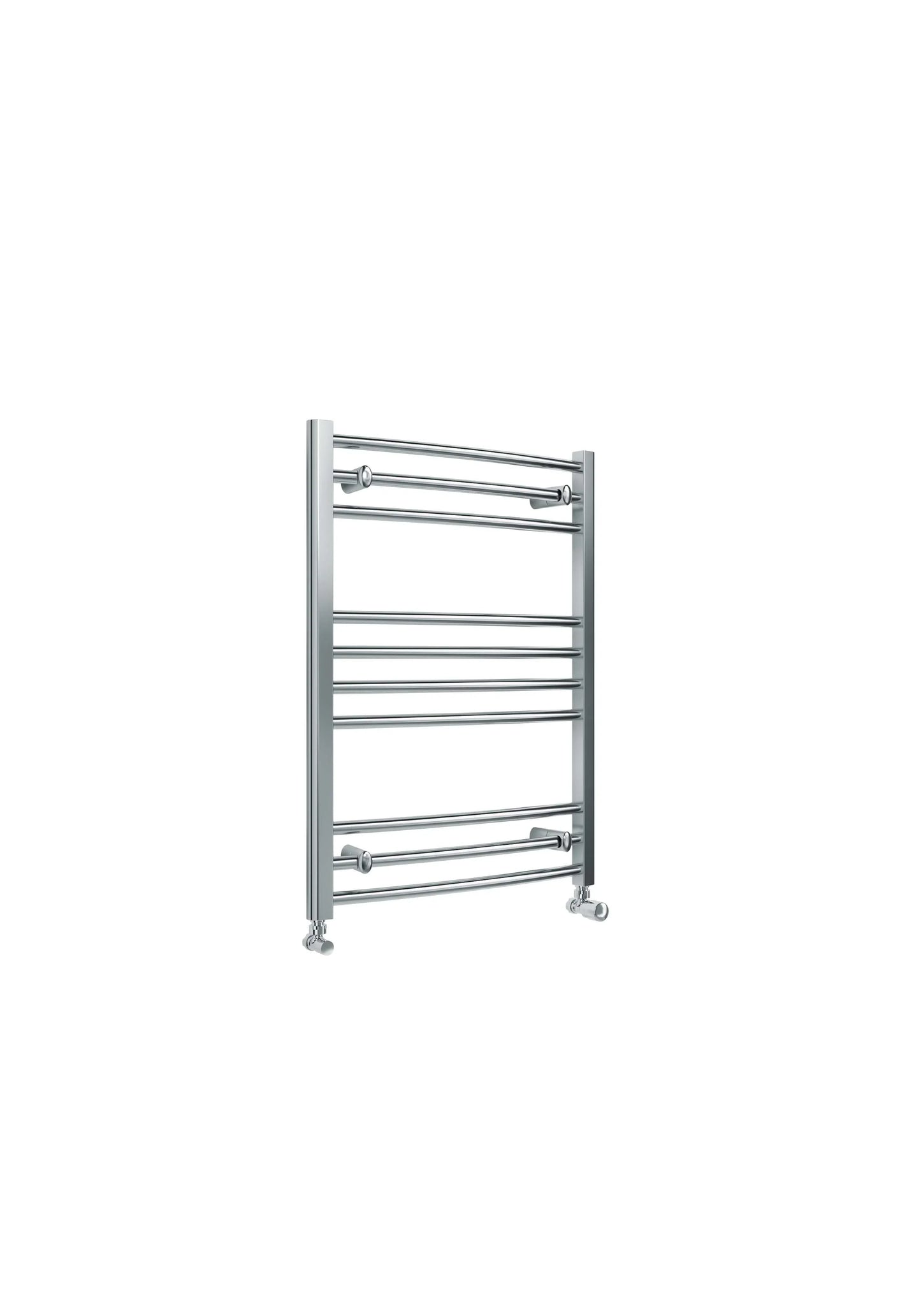 Harper & Brooke Terrano Curved 800 x 600mm Towel Warmer - Chrome