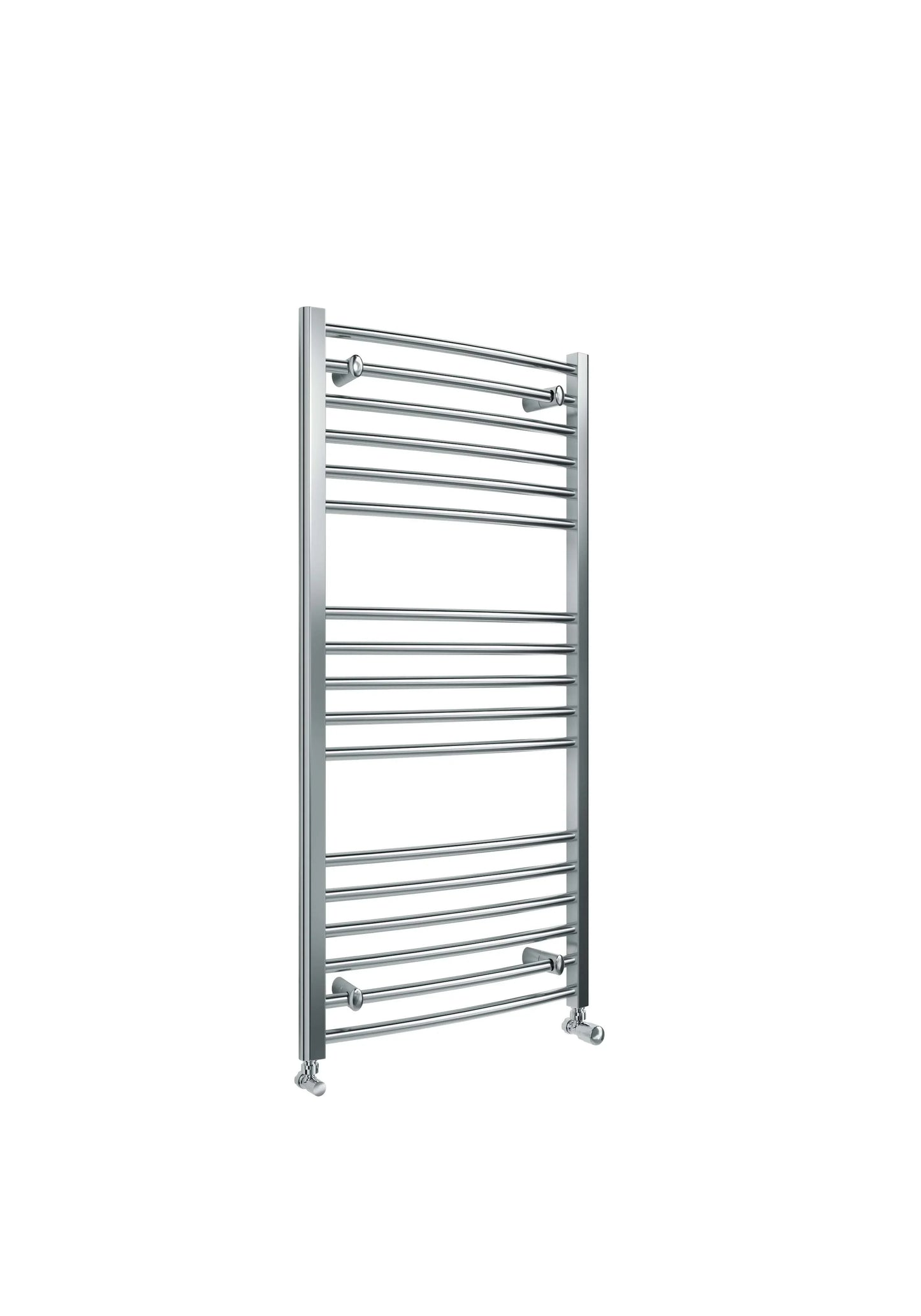 Harper & Brooke Terrano Curved 1200 x 600mm Towel Warmer - Chrome