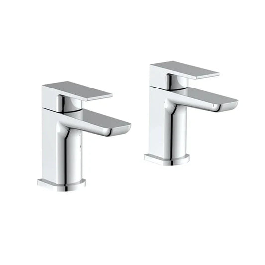 Morley Tap Pair for 2 Tap Hole Basin - Chrome