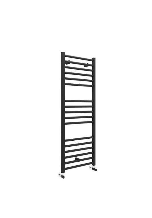 Terrano Straight Matt Black Towel Warmer