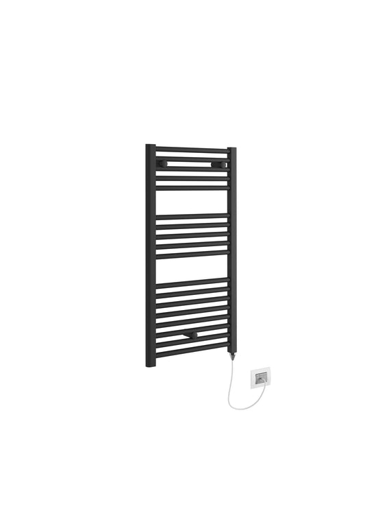 Terrano Electric Matt Black Towel Warmer