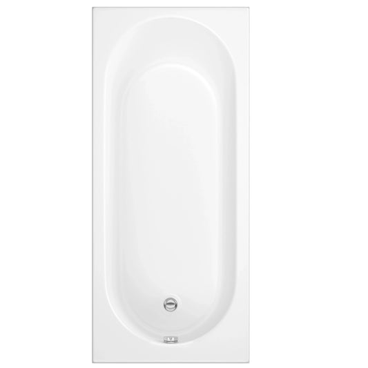 Harper & Brooke Argento 1700mm x 750mm Single Ended Bath