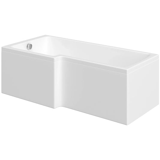 Harper & Brooke Flint 1500mm x 850mm L Shaped Bath
