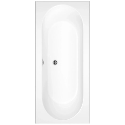 Harper & Brooke Grayson Toughened 1800mm x 800mm Double Ended Bath
