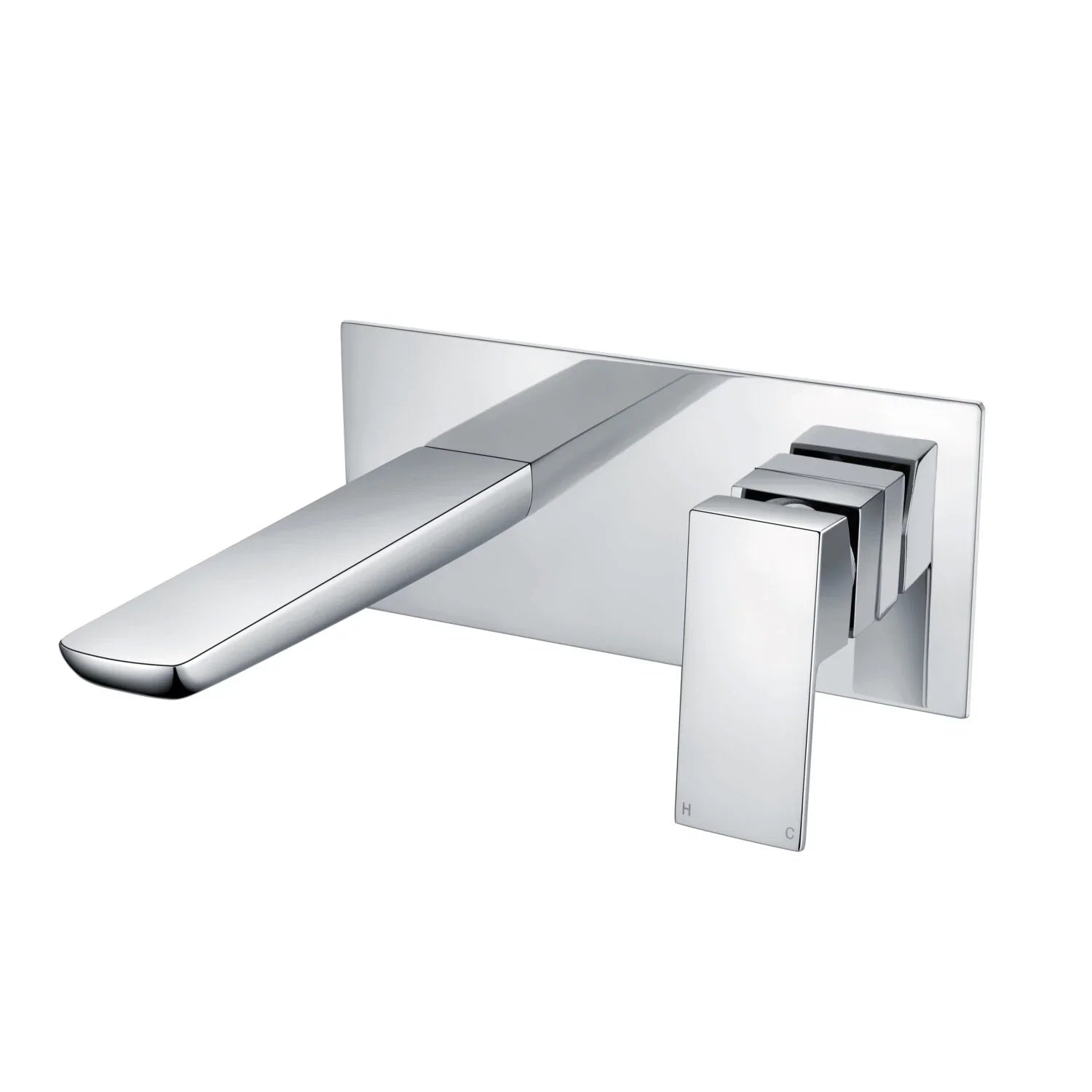 Harper & Brooke Morley Wall Mounted Bath Filler - Chrome 