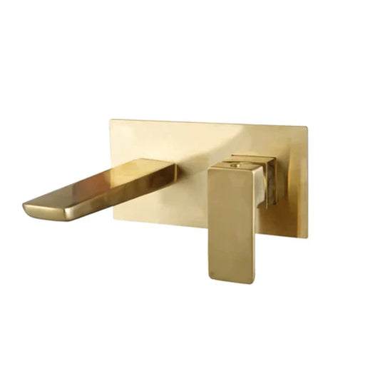 Morley PVD Coated Wall Mounted Basin Filler - Brushed Brass
