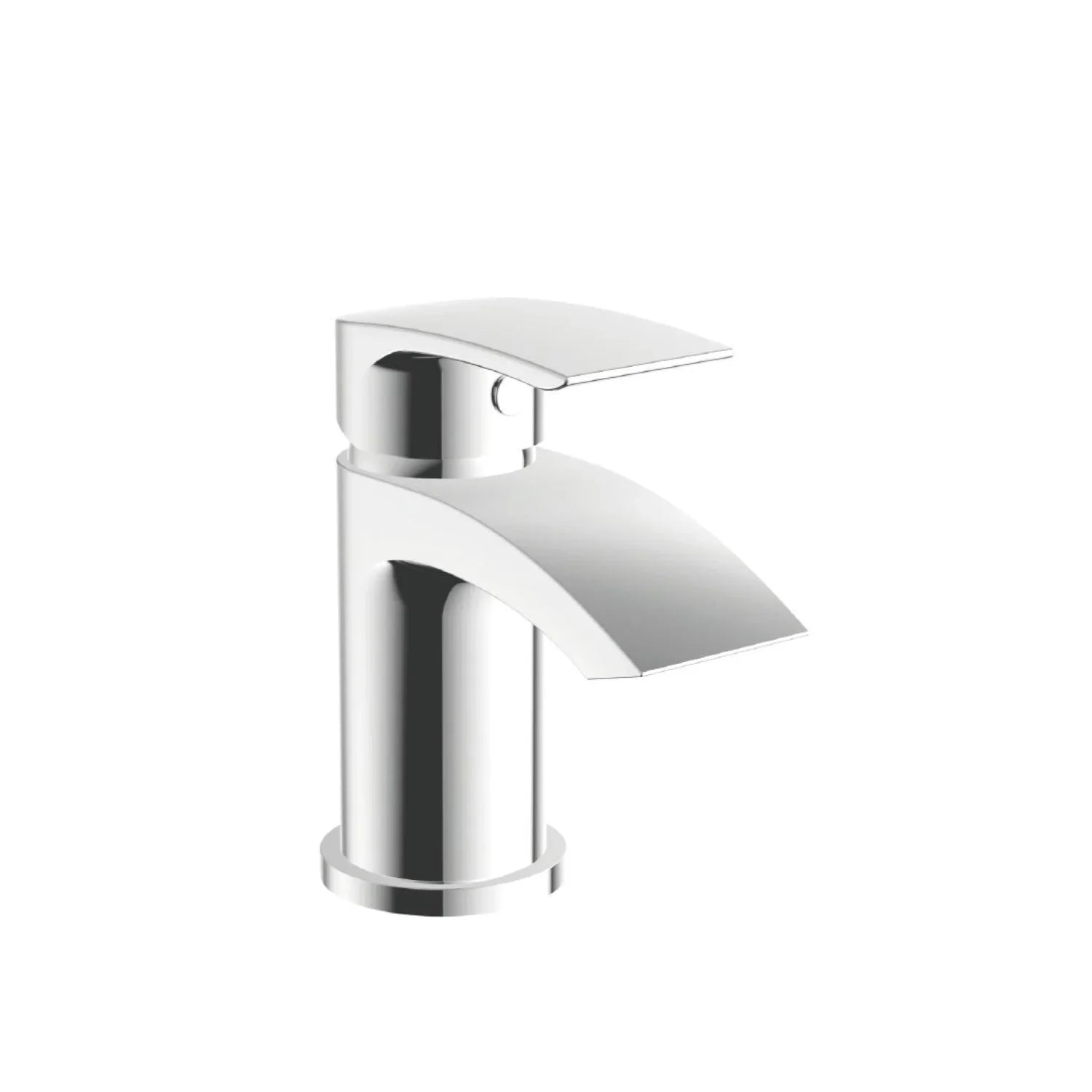 Harper & Brooke Tudor Mini Mono Basin Mixer w/ Pop Up Waste - Chrome