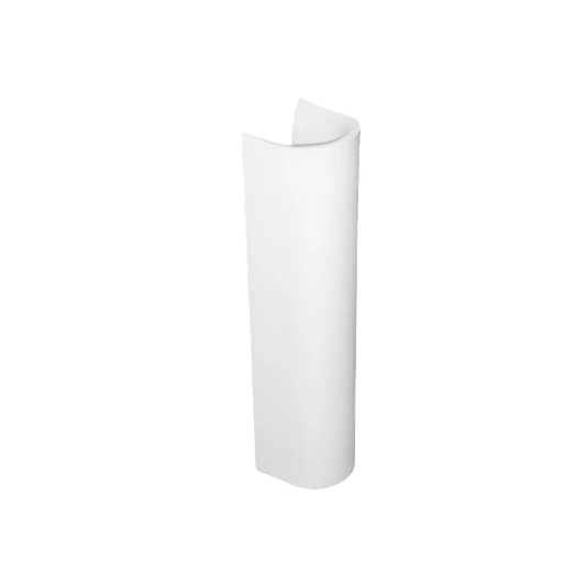 Harper & Brooke Chiltern 660mm x 165mm Full Pedestal - White