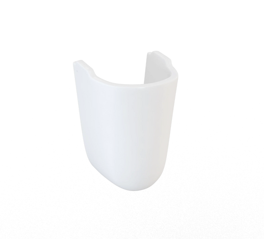 Harper & Brooke Chiltern 350mm x 225mm Semi Pedestal - White