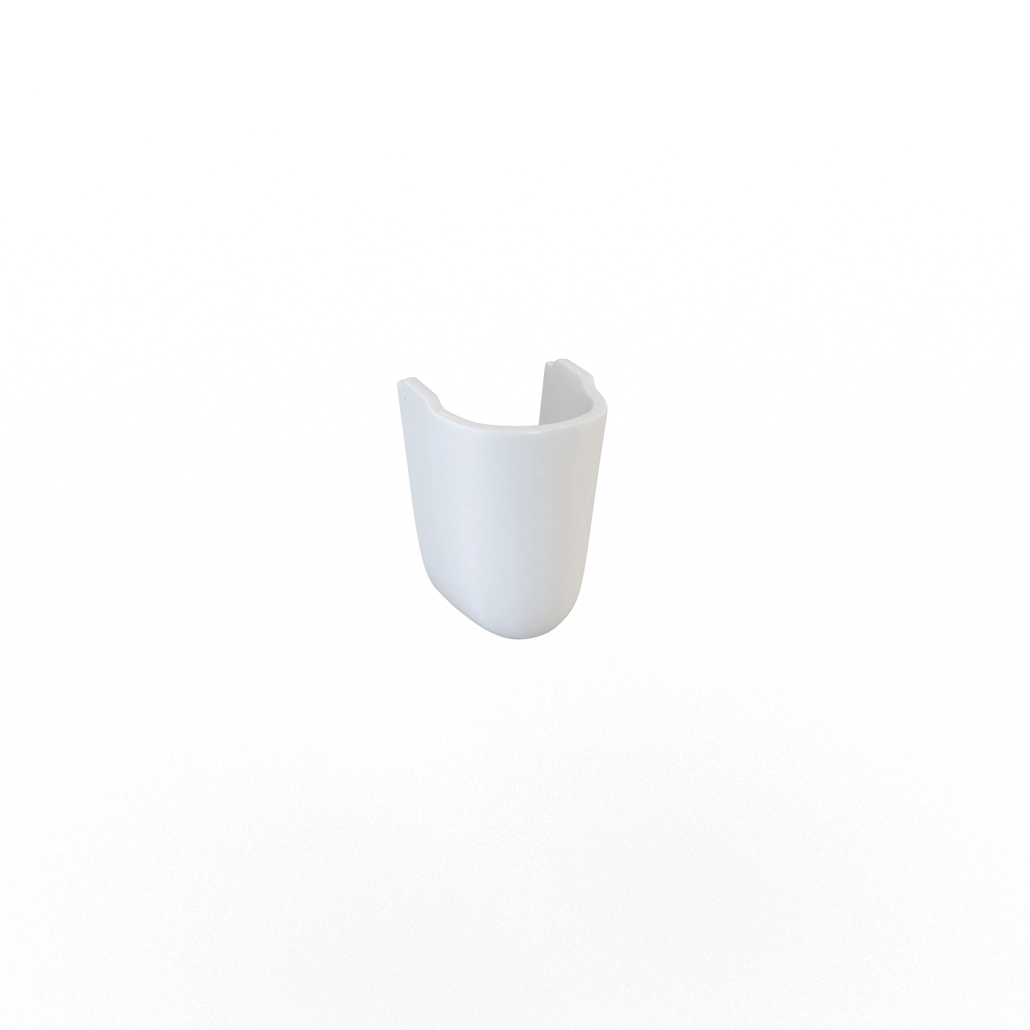 Harper & Brooke Hampton 350mm x 225mm Semi Pedestal - White