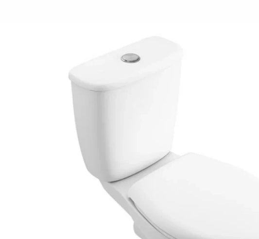 Harper & Brooke Chiltern 365mm x 380mm Dual Flush Cistern & Mechanism - White