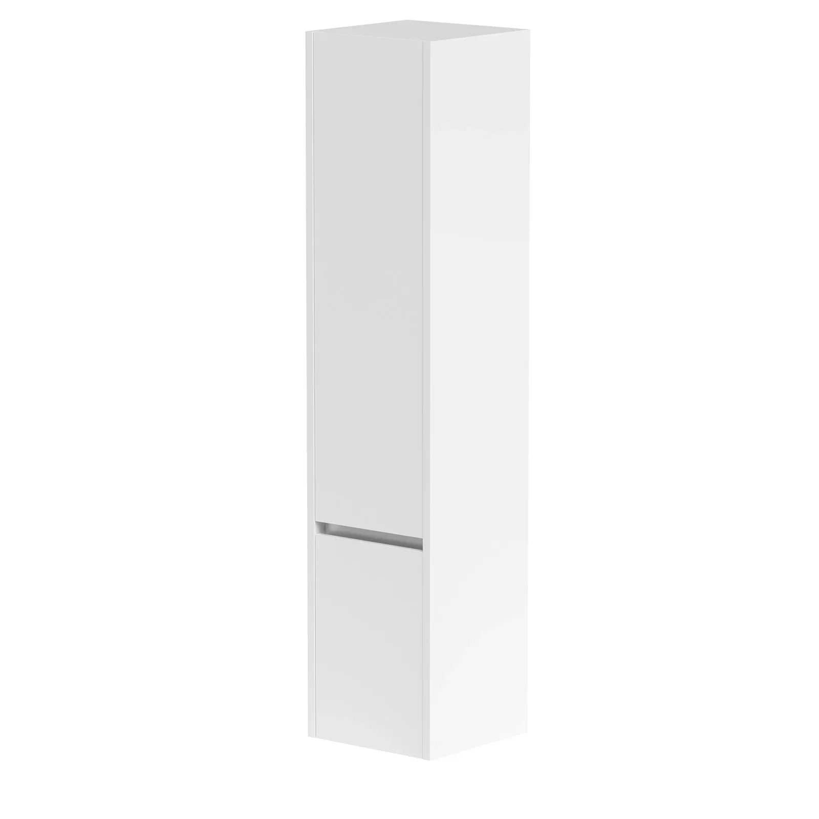 Harper & Brooke Granby 1625mm x 380mm x 375mm 2 Door Tall Boy Storage Unit - Matt White