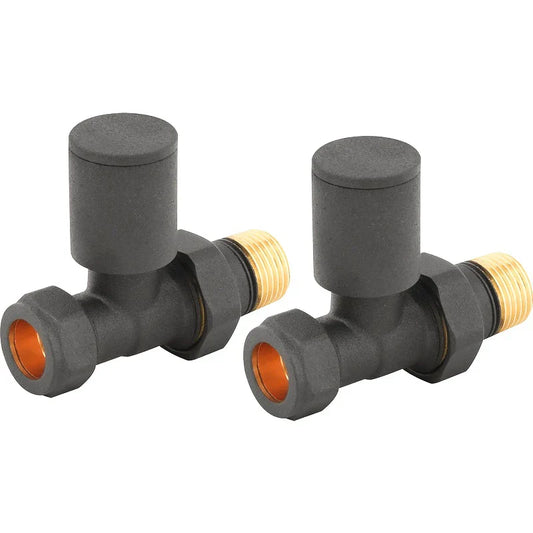 Harper & Brooke TMV Non-Thermostatic Straight Valve - Anthracite