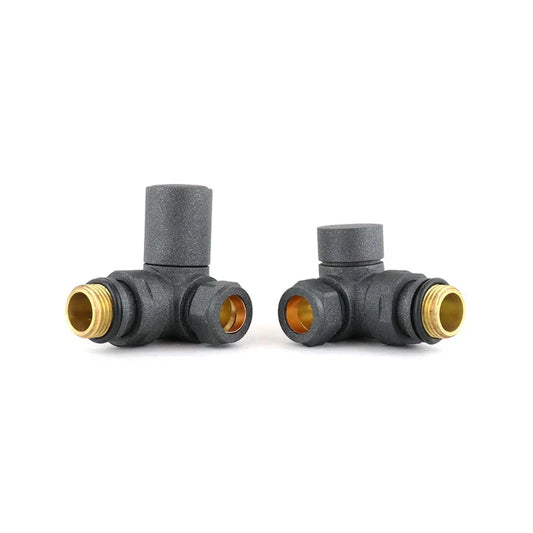 Harper & Brooke TMV Non-Thermostatic Corner Valve - Anthracite