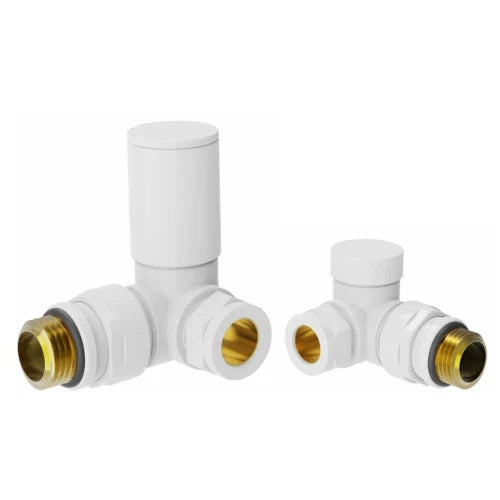Harper & Brooke TMV Non-Thermostatic Corner Valve - White