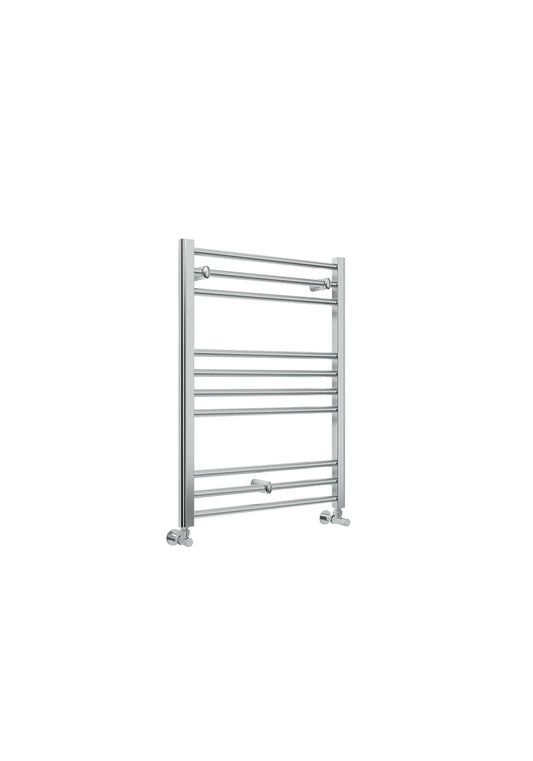 Harper & Brooke Terrano Straight 800 x 600mm Towel Warmer - Chrome
