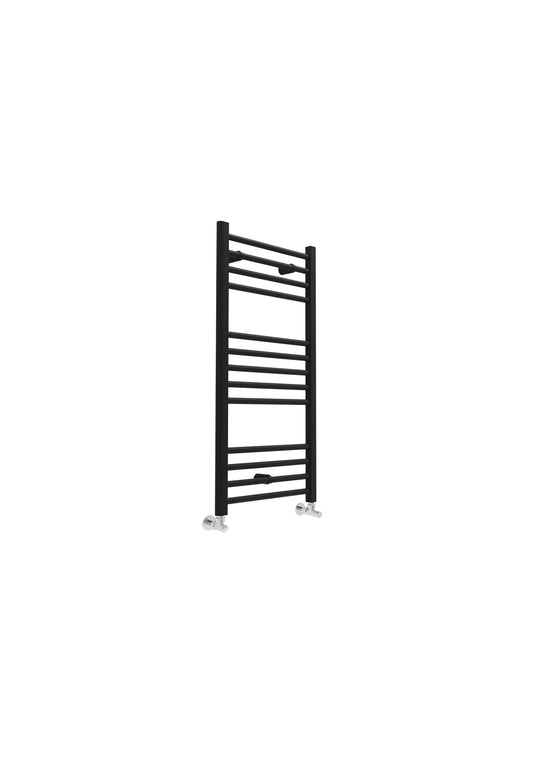 Harper & Brooke Terrano Straight 1000 x 500mm Towel Warmer - Matt Black