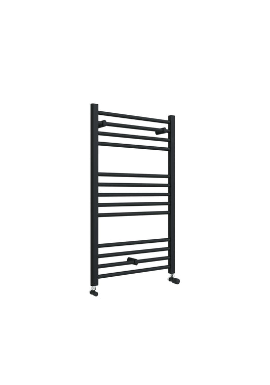 Harper & Brooke Terrano Straight 1000 x 600mm Towel Warmer - Matt Black