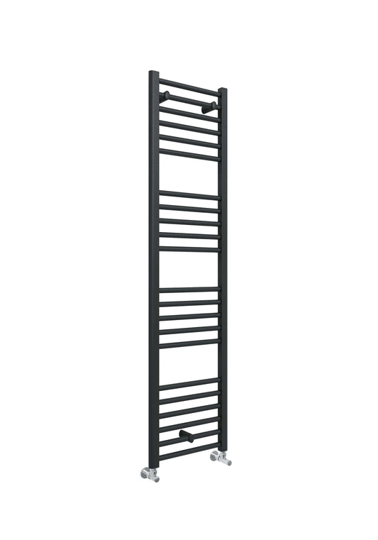 Harper & Brooke Terrano Straight 1600 x 400mm Towel Warmer - Anthracite