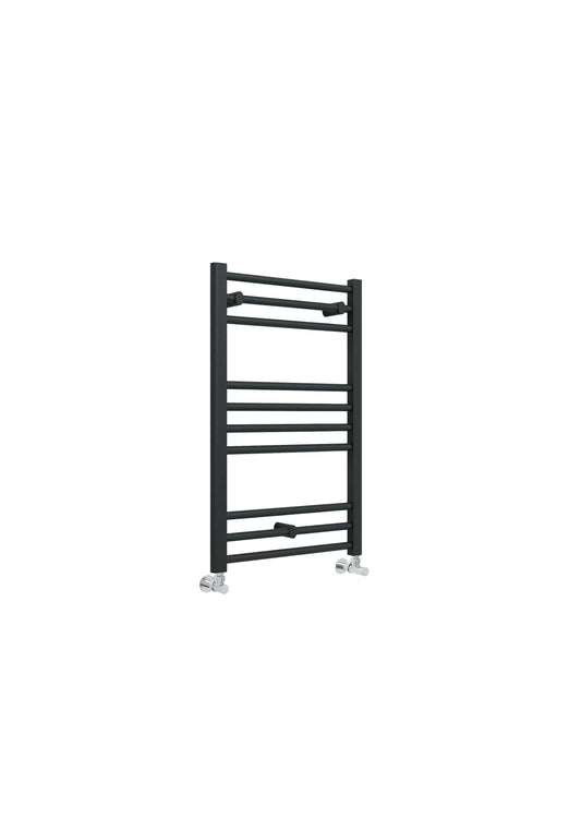 Harper & Brooke Terrano Straight 800 x 500mm Towel Warmer - Anthracite