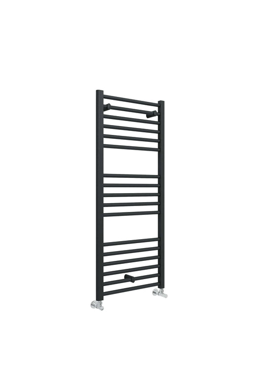 Harper & Brooke Terrano Straight 1200 x 500mm Towel Warmer - Anthracite