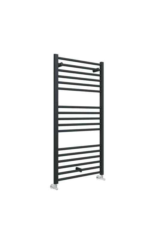 Harper & Brooke Terrano Straight 1200 x 600mm Towel Warmer - Anthracite