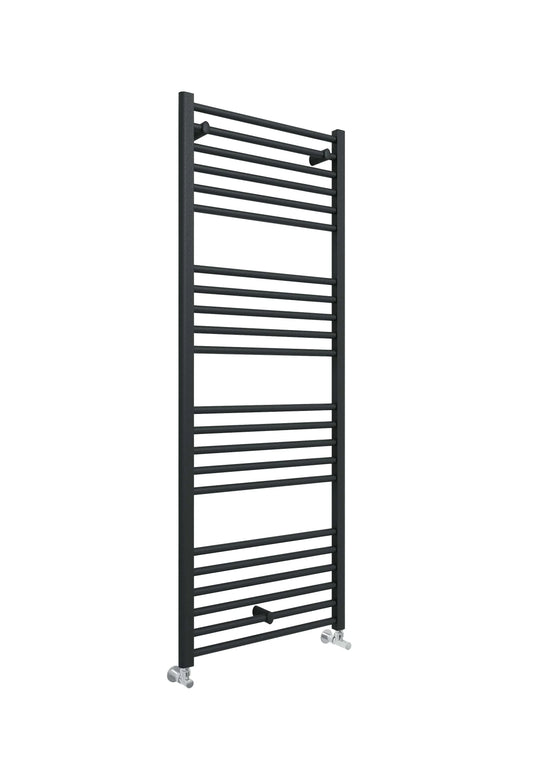 Harper & Brooke Terrano Straight 1600 x 600mm Towel Warmer - Anthracite