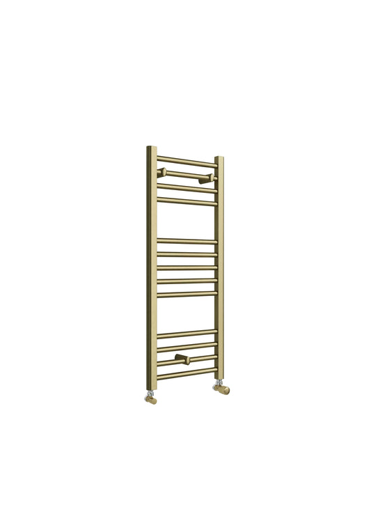 Harper & Brooke Terrano Straight 1000 x 400mm Towel Warmer - Brass
