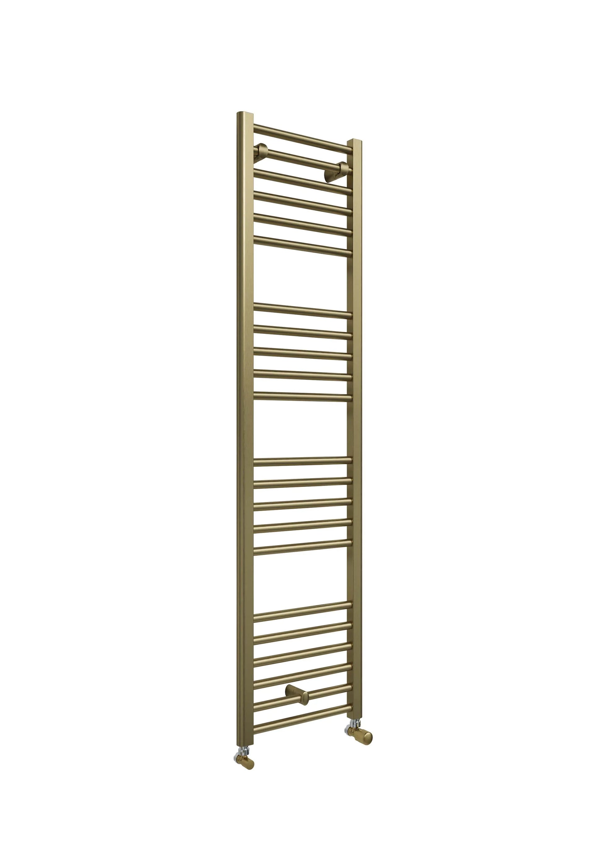 Harper & Brooke Terrano Straight 1600 x 400mm Towel Warmer - Brass