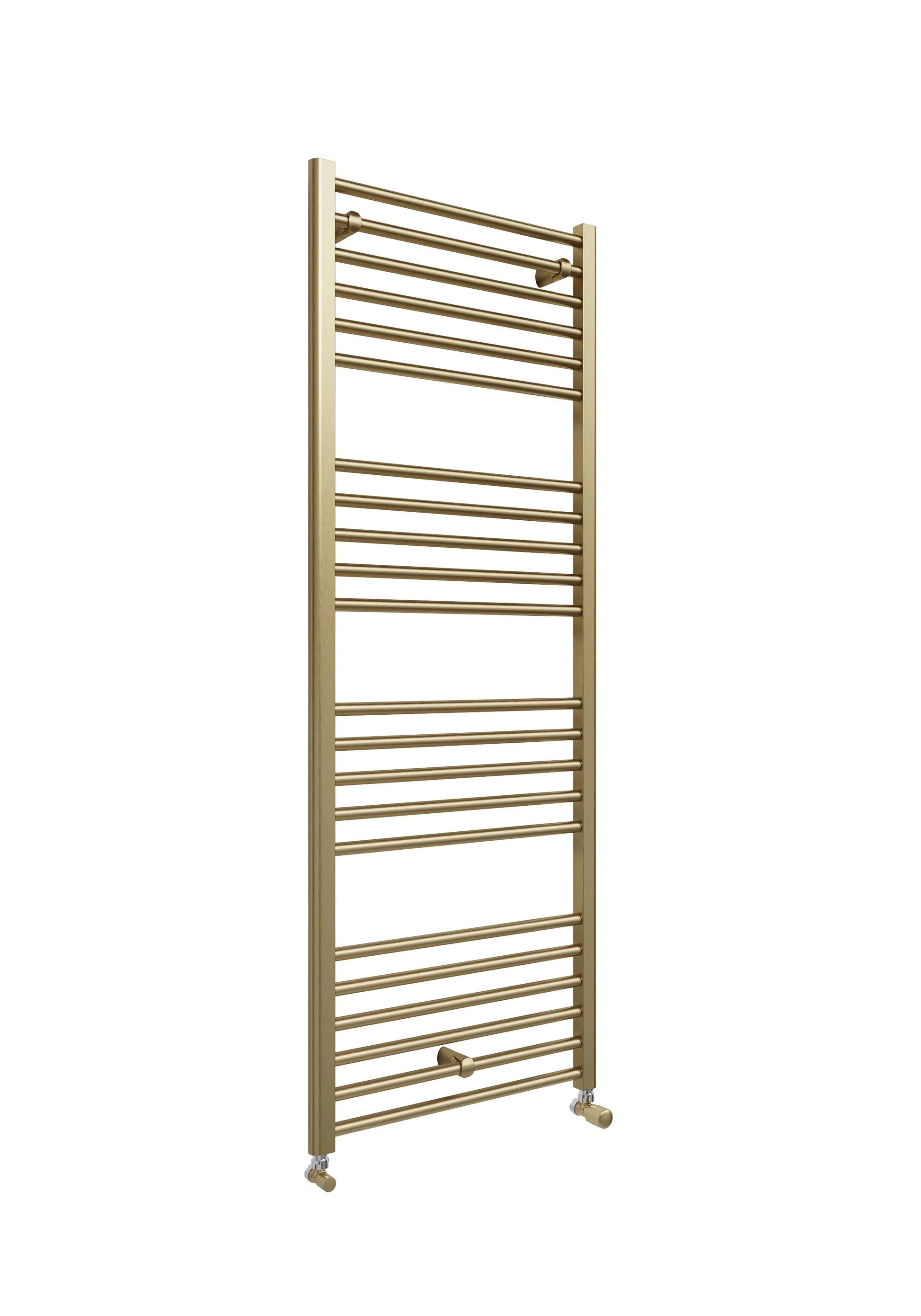 Harper & Brooke Terrano Straight 1600 x 600mm Towel Warmer - Brass