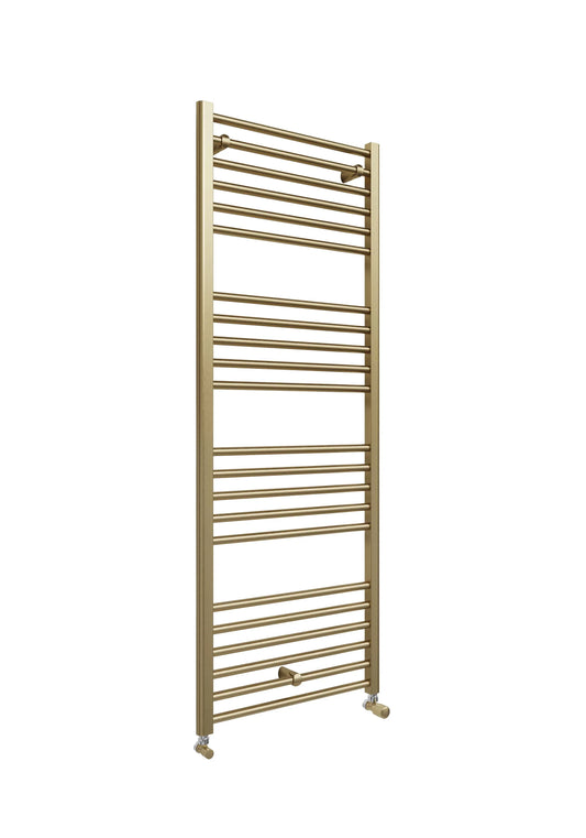 Harper & Brooke Terrano Straight 1600 x 600mm Towel Warmer - Brass